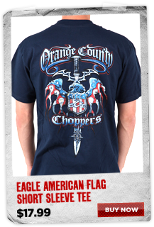 Eagle American Flag Short Sleeve Tee